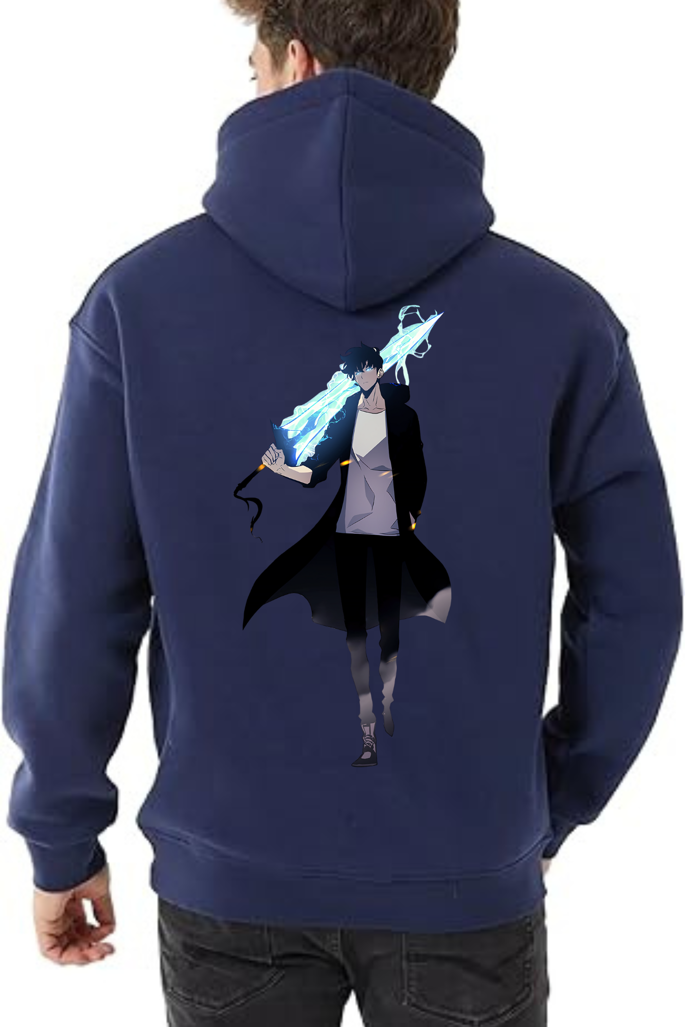 Solo Leveling Jinwoo Oversized Anime Hoodie – Premium Comfort & Style