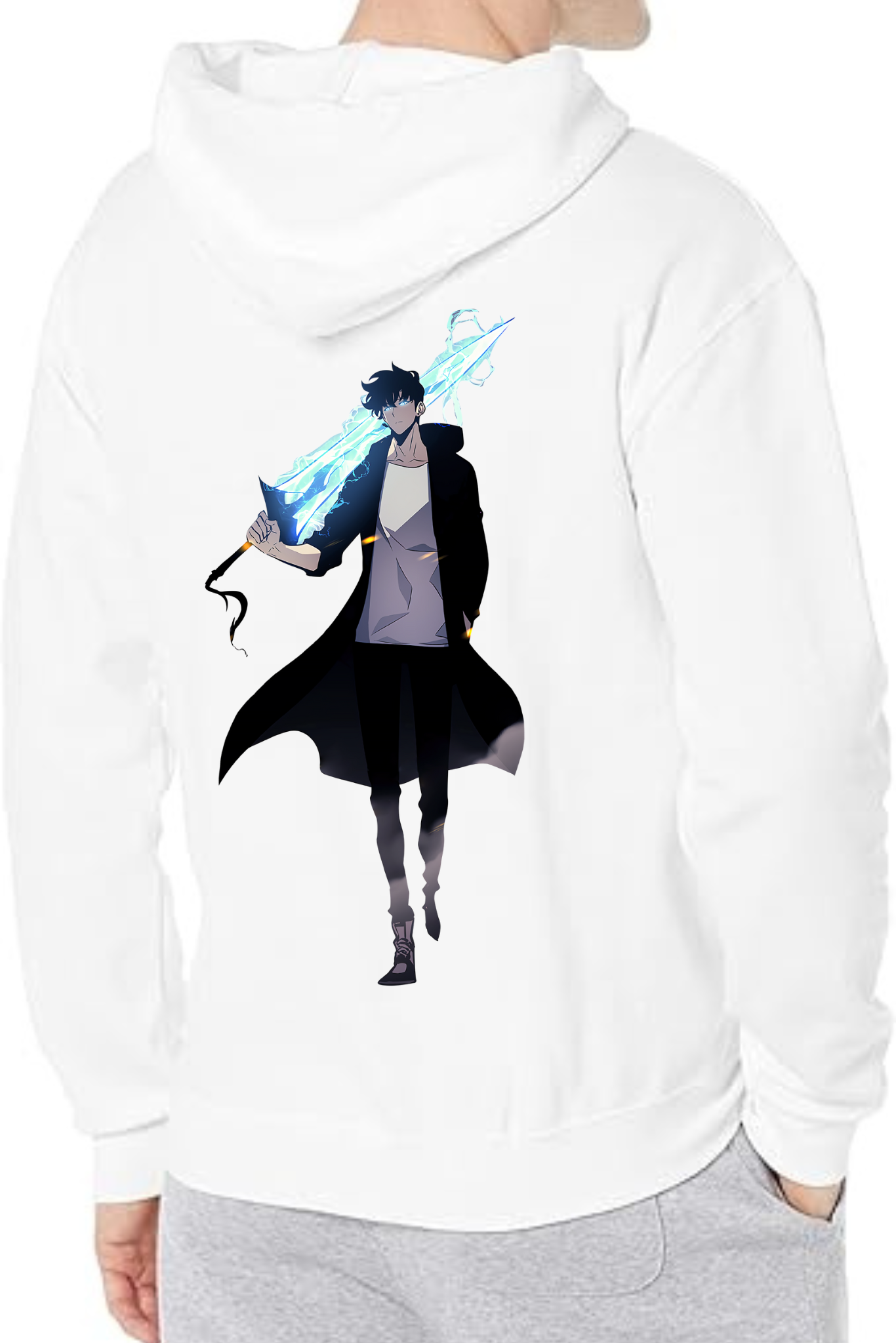 Solo Leveling Jinwoo Oversized Anime Hoodie – Premium Comfort & Style