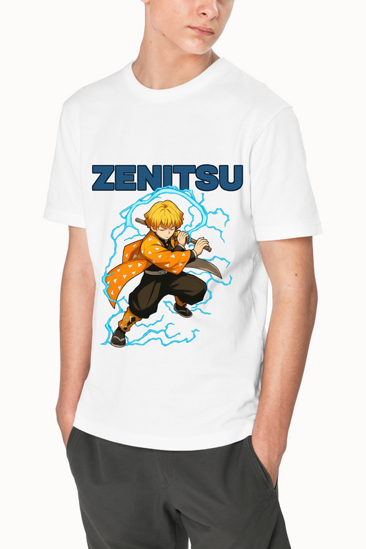 Zenitsu Thunder Anime T-Shirt | Demon Slayer Tee